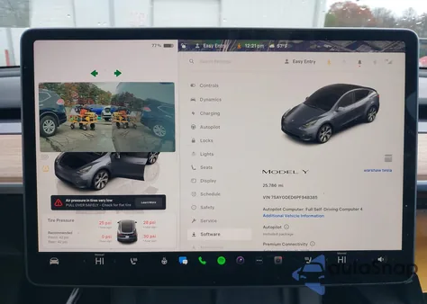 2023 Tesla Model Y Rwd из США, поврежденный, VIN 7SAYGDED6PF948385